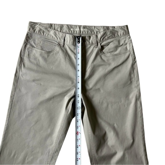 MICHAEL KORS Classic Fit Khaki Stone Size 34 - Picture 3 of 9